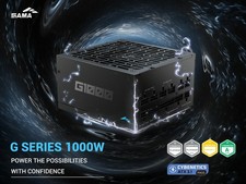 SAMA G1000 1000W ATX 3.1 Full Modular Power Supply, Cybenetics Platinum Rated, picture