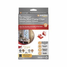 Simple Living Solutions Max Pro Sticky Mini Clamp Clips 12 pk picture
