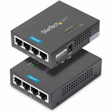 StarTech 4-Port Gigabit Midspan PoE+ Injector picture