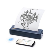 Portable Thermal Printer Wireless for Travel, Inkless Bluetooth Printer | Sma... picture