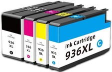936E 936 Ink Cartridge 4-Pack for HP OfficeJet 9120 9135e 9120e 9110 9730e new picture