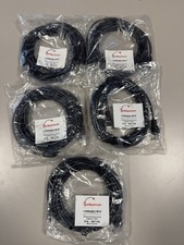 Lot of 5 SatMaximum Cat5e UTP 15ft RJ45 Patch Cables – New in Package – Black picture