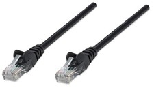 Intellinet Network Patch Cable, Cat5e, 3m, Black, CCA, U/UTP, PVC, RJ45, Gold Pl picture