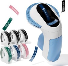 Phomemo Embossing Label Maker with 5Color Label Tape 9mm Dymo Omega Xpress Maker picture