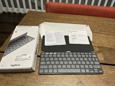Logitech Keys-To-Go 2 Portable Bluetooth Keyboard with Built-in Cover Graphite picture