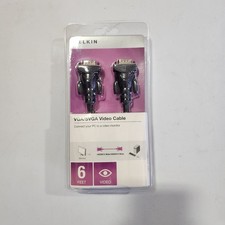 Belkin VGA/SVGA Video Cable F3H982-06-OM 6ft for PC Monitor Connection picture