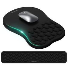 Keyboard Wrist Rest and Mouse Pad 2 in 1 Set with Wrist Support picture
