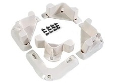 Cooler Mounting Kit, 4 Piece Plastic Chock System for Watercraft Cargo picture