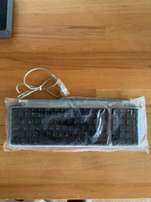 NOS (new old stock) Apple USB Keyboard M2452 Blueberry/Teal Blue iMac G3 G4 picture