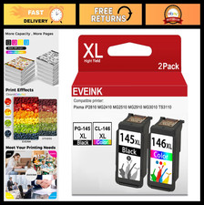 High Yield Ink Cartridges 145XL 146XL Replacement for Canon Pixma Printers (1 Bl picture
