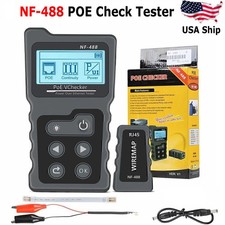 POE Tester for Power Over Ethernet Switch Loop-Back POE Detector NF-488 picture