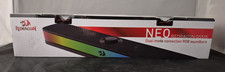 Redragon GS515 Neo RGB Black Desktop Soundbar Stereo Computer Speakers picture