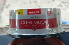 MAXELL CD-R MUSIC, RECORDABLE COMPACT DISCS. 30 PACK picture
