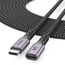 USB C Extension Cable 15Ft Type C 100W Fast Charge 5Gbps Data 4K Display Cord picture