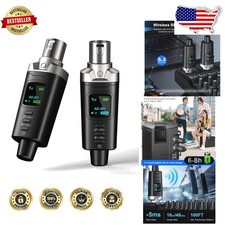 AK-M1 Pro XLR Bluetooth Receiver 2-Pack - Hi-Fi Stereo Audio Adapter 100ft picture
