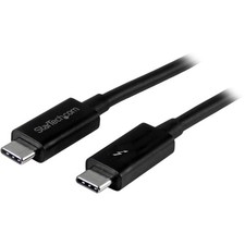 StarTech.com 1m (3.3ft) Passive Thunderbolt 3 Cable, 20Gbps, 100W PD, 4K Video, picture