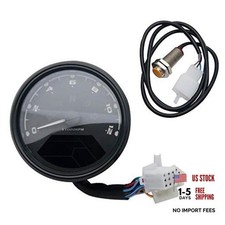 LCD Digital Speedometer 12V Universal Digital Motorbike Speedometer Tachometer picture