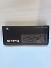 AULA S99-Key Tri-Mode Lite Cream RGB Gaming Keyboard, Backlit, Numpad & Knob  picture