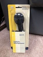 VTG Labtec AM-22 Handheld Microphone 3.5mm Jack 6.3mm Adapter NEW OLD STOCK DS picture