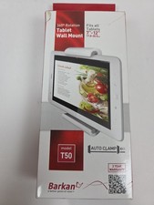 Barkan 7-12 inch Fixed Tablet Wall Mount 3 lbs White Firm Clamp white  picture