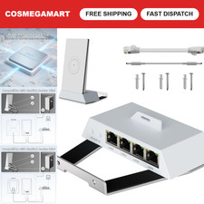 Multi-Port Ethernet Adapter & Mount for Starlink Router Mini/V5 + RJ45 Cable picture