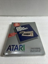 Vintage ATARI 400 Home Computer Service Contract With Basic Book New Old Stock picture