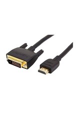 Amazon Basics HDMI to DVI Adapter Cable 1080P 6ft HL-007347 Black picture