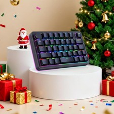 Koolertron Single-Handed Macro Mechanical Keyboard, RGB LED Backlit Portable...  picture