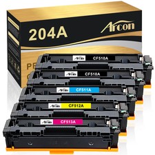 5 Pack CF510A 511A 512A 204A Toner Set For HP Color LaserJet Pro M154nw M180nw picture
