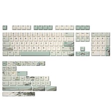 140 Keys PBT Dye Sub Keycaps Cherry Profile Spring Tea Fits Gateron MX picture