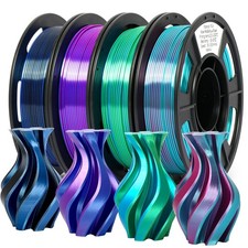 Epelay Epelay 3D Printing Filament, Silk 3D PLA Printer Filament 1.75mm, Shiny picture