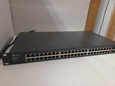 TP-LINK T1600G-52TS 48-PORT GIGABIT SMART SWITCH 4 SFP SLOTS NO CORD  picture