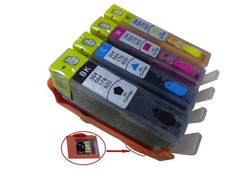 4 empty Refillable  HP 364XL Inks Cartridge for 5510 5515 5520 5524 6510 C6380  picture
