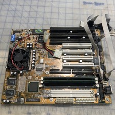 Gigabyte Ga-586tx3 PC Motherboard AMD K6 300 Retro Computer Board picture