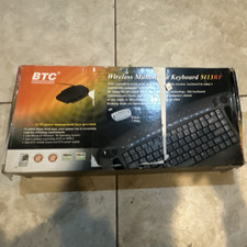 BTC 5113RF Wireless Multimedia Keyboard w/ PS/2 Receiver, Gray, QWERTY EN picture