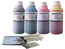 ND® Refill Ink kit for HP 972 972XL 970 971 printer cartridge 4X250ml w/Syringes picture