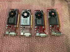 Lot of 4 Dell 0Y103D ATI Radeon 256MB PCI-E Video Card  **Tested picture