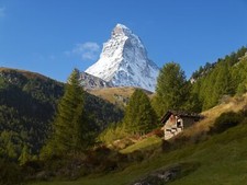 Landscape matterhorn alps mountains nature Custom Gaming Mat Desk picture