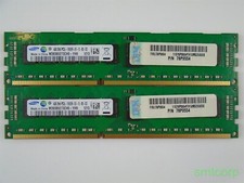 IBM EM08 8GB (2x 4GB) PC3-8500 DDR3 ECC Memory Kit 78P0554 picture