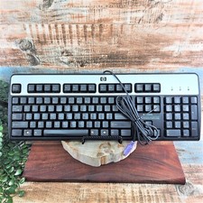 VTG Computer Keyboard PS/2 Serial PC HP English Wired KB-0316 Clicky SK-2880 picture