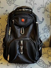 SwissGear 1900 Scansmart TSA 17 Laptop Backpack, Black, 19-Inch  EUC picture