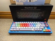 Keychron Q2 Custom Modded Aluminum Mechanical Keyboard - Gateron Smoothies, MOA picture
