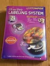 CD Stomper CD DVD Labeling System Professional Edition 380 Labels New Sealed picture
