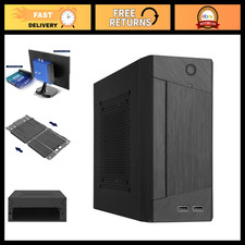 Super Compact Modular Mini-ITX Chassis - Sleek Silver Design, Easy Build, Space- picture