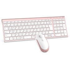 iClever Wireless Keyboard and Mouse Set Japanese Layout Silent Ultra-Thin 2.4G picture