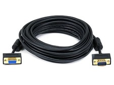Ultra Slim SVGA Super VGA M/F Monitor Cable - 25 Feet With Ferrites | 30/32AWG picture