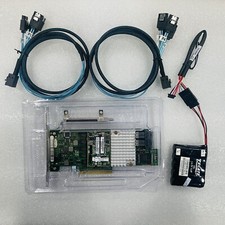 Fujitsu D3216-A13  SAS 1GB Cache 12GB 00418 Raid Card  8643 cable W/ Battery picture
