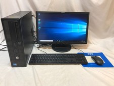Windows 10 Computer System HP Desktop / i5 - 4590 CPU / 8g / 500gb / 20