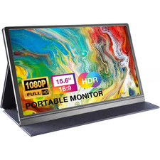 Portable Monitor 15. 6 In. 1080P FHD USB-C, HDMI Computer Display with Premium S picture