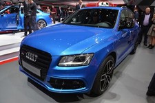 Cars 2016 audi bleue blue plus sq5 suv Desk Mat Stitched picture